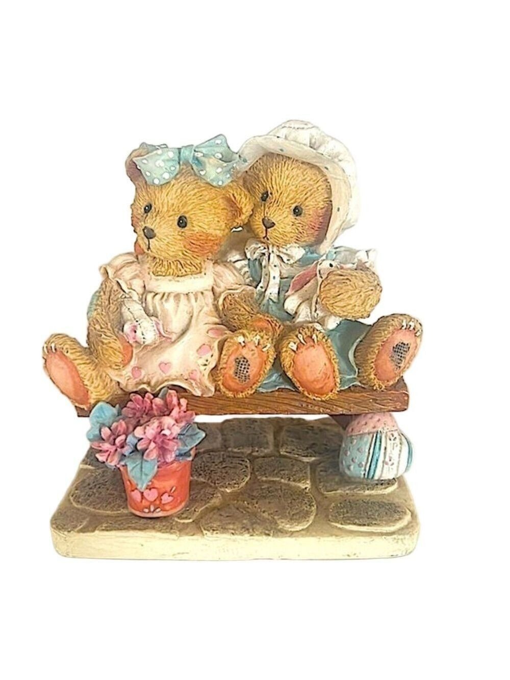 Enesco Cherished Teddies Tracie & Nicole “Side by Side with Friends” 1992